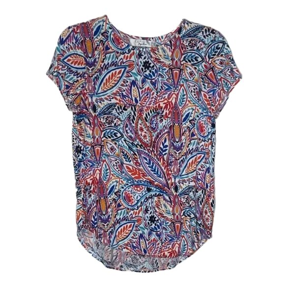 Cupio Tops - ❤️ CUPIO Signature Multicolor Paisley Blouse Size M